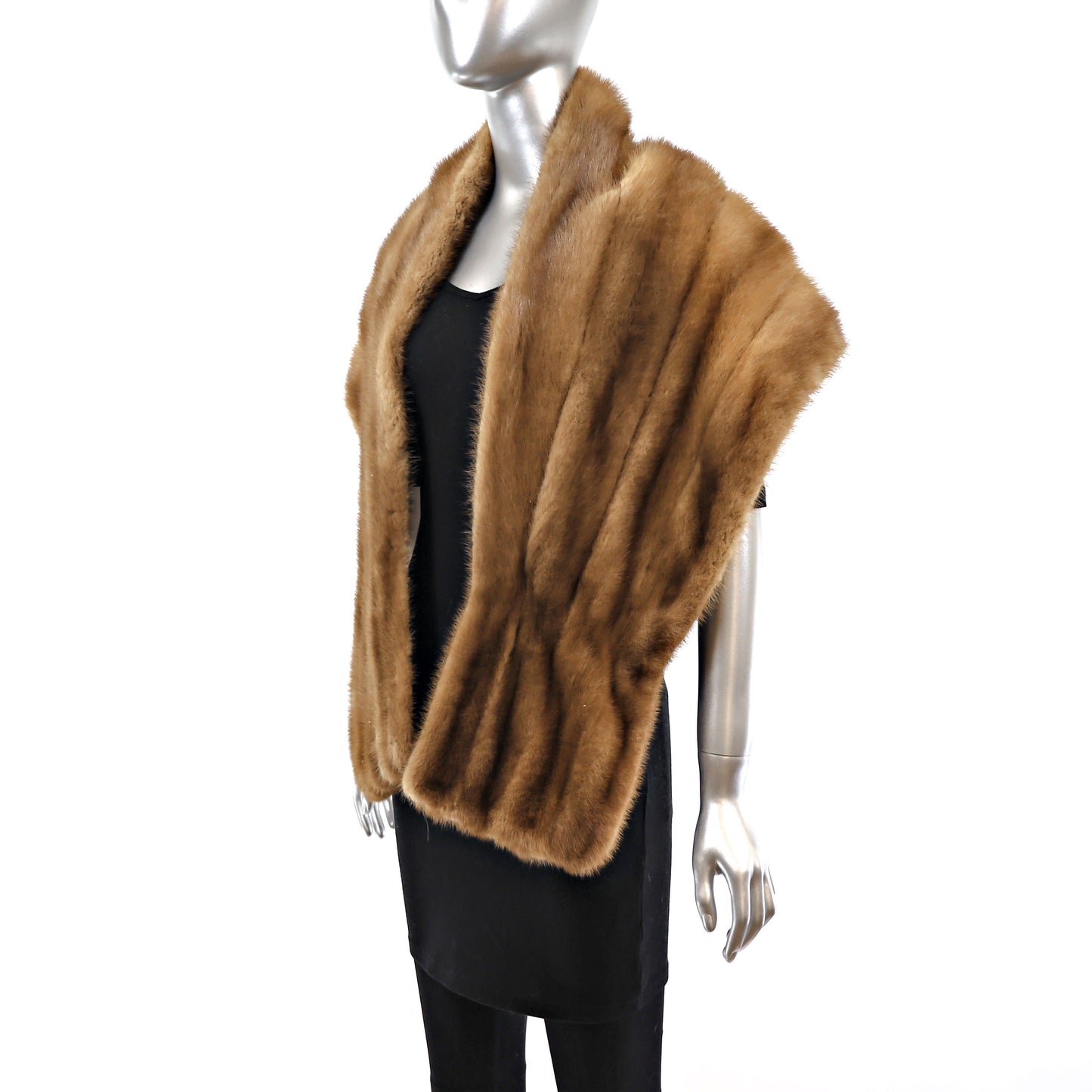 Autumn Haze Mink Stole- Size Free