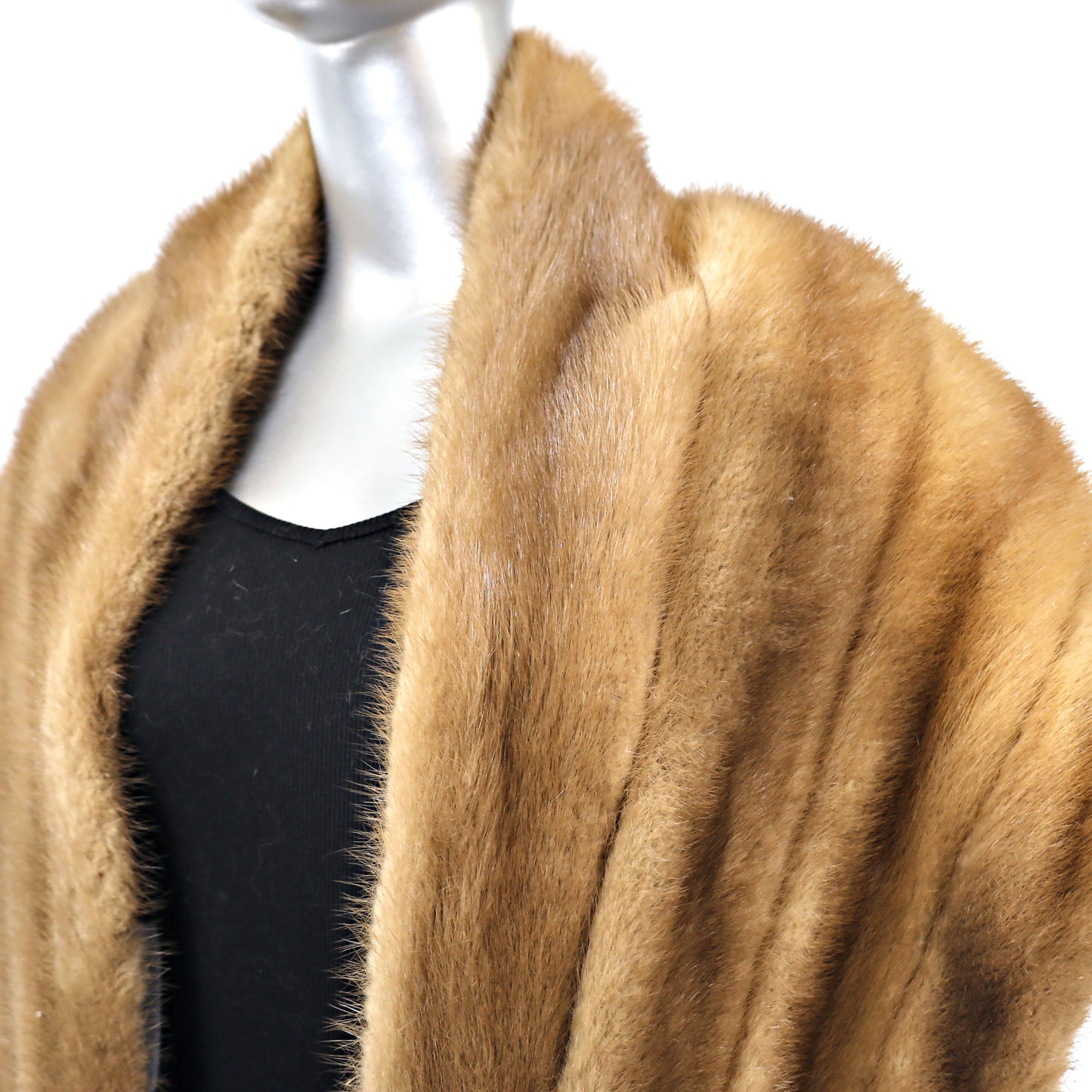 Autumn Haze Mink Stole- Size Free