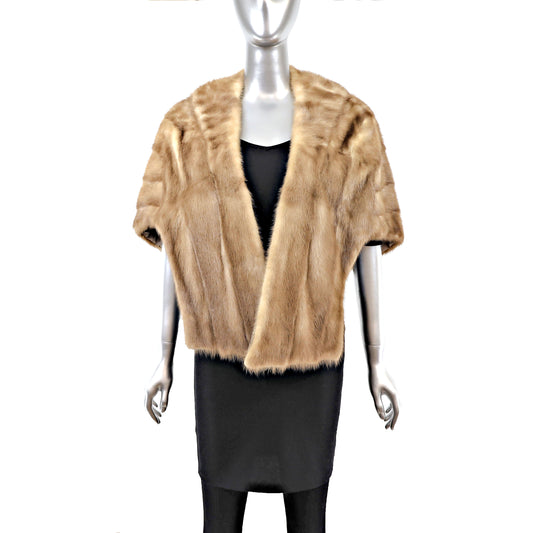 Autumn Haze Mink Stole- Size Free