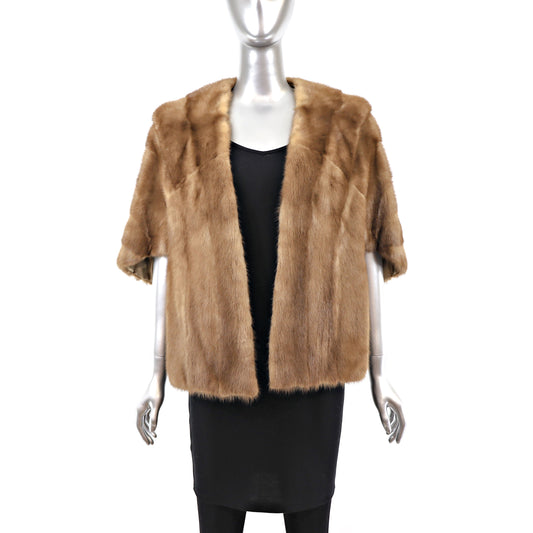 Autumn Haze Mink Stole- Size Free