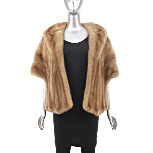 Autumn Haze Mink Stole- Size Free