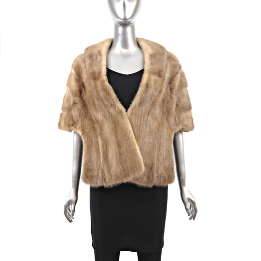 Autumn Haze Mink Stole- Size S