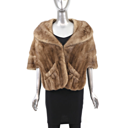 Autumn Haze Mink Stole- Size M