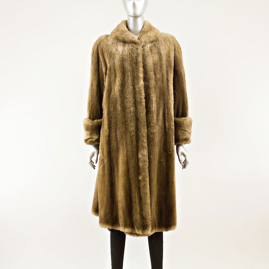 Mouton 3/4 Coat  - Size XL