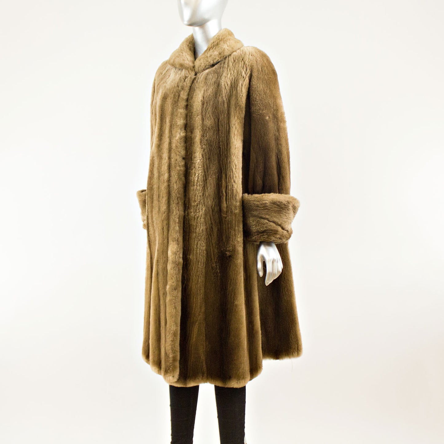 Mouton 3/4 Coat  - Size XL