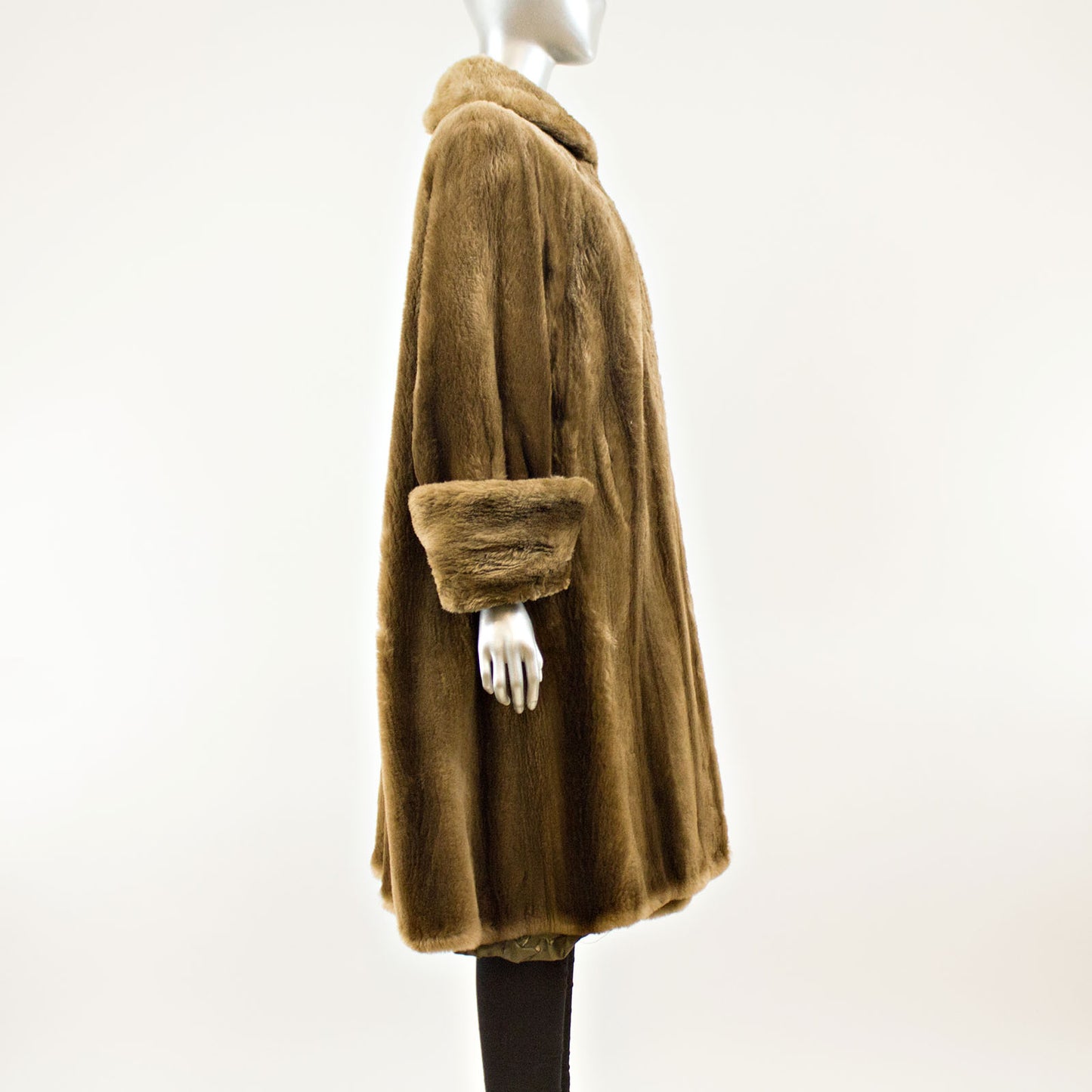 Mouton 3/4 Coat  - Size XL