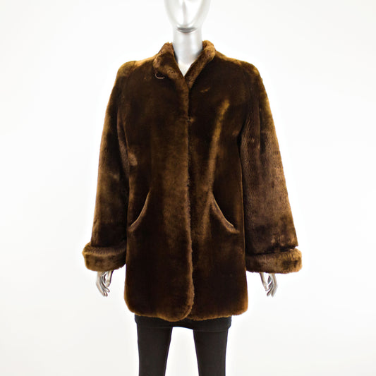 Mouton Jacket- Size S