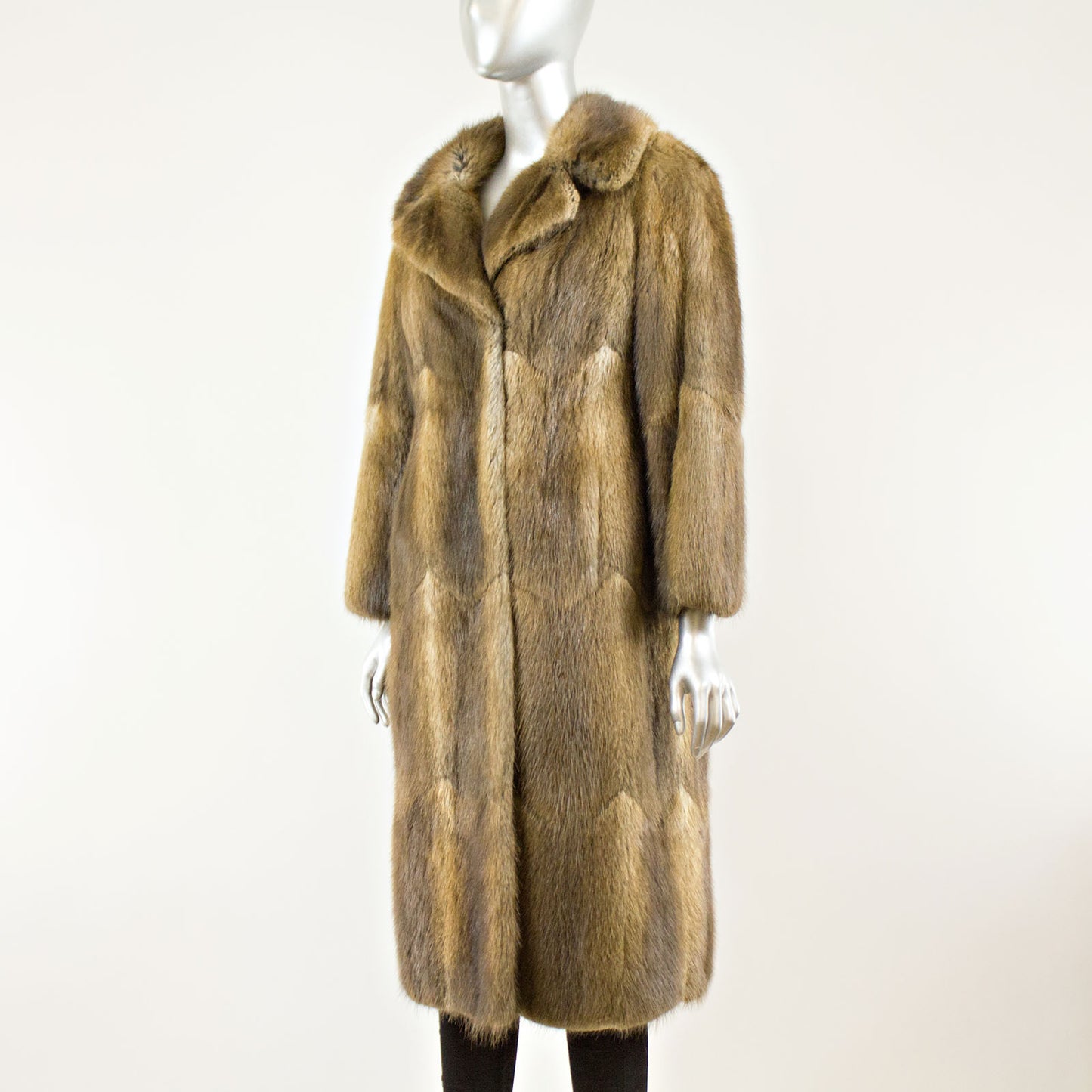 Muskrat Skin on Skin Coat - Size M