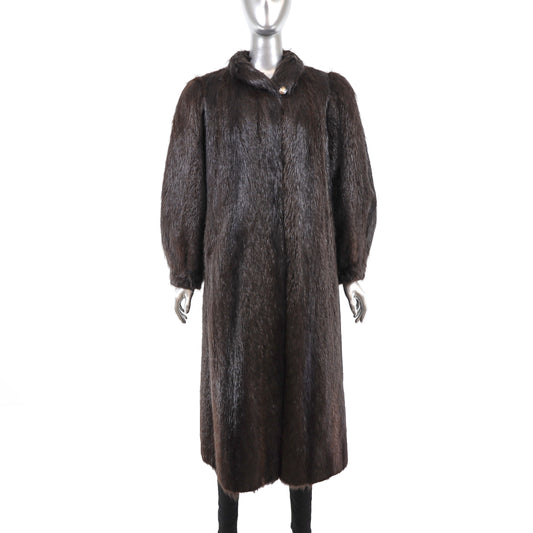 Maximilian Nutria Coat- Size S