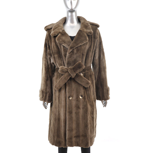 Sheared Nutria Coat- Size XL