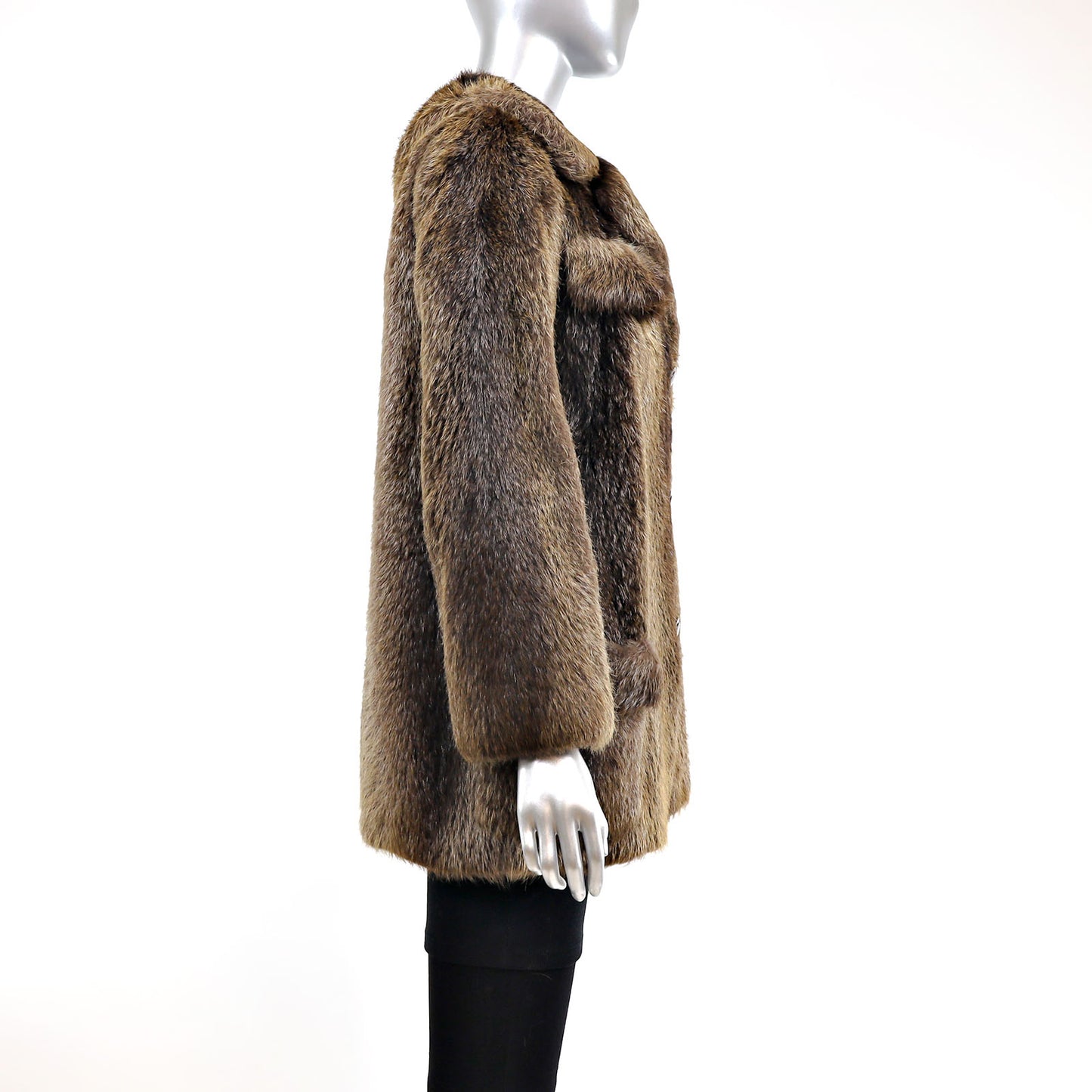 Nutria Jacket- Size S (Vintage Furs)