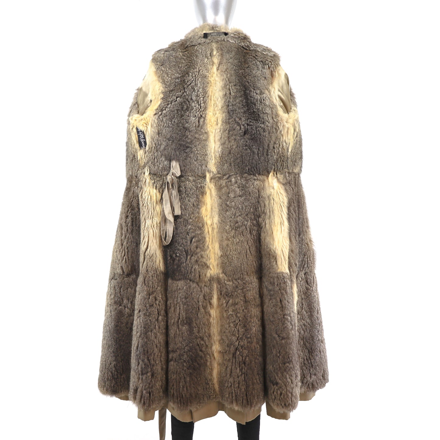 Saks Fifth Avenue Opossum Lined Coat- Size S