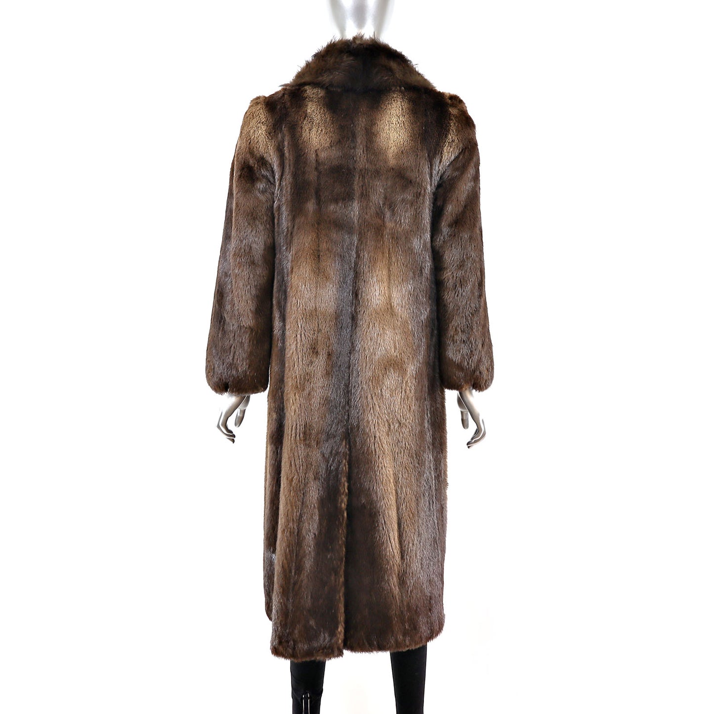 Revillon Otter Coat with Fisher Collar- Size XS