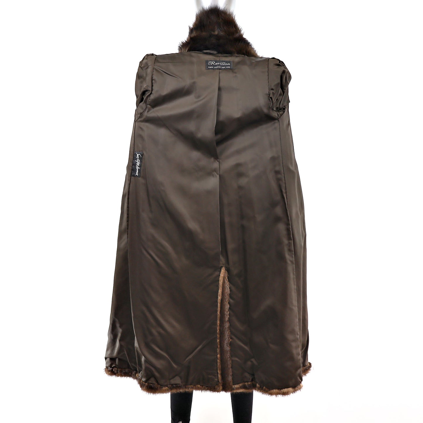 Revillon Otter Coat with Fisher Collar- Size XS