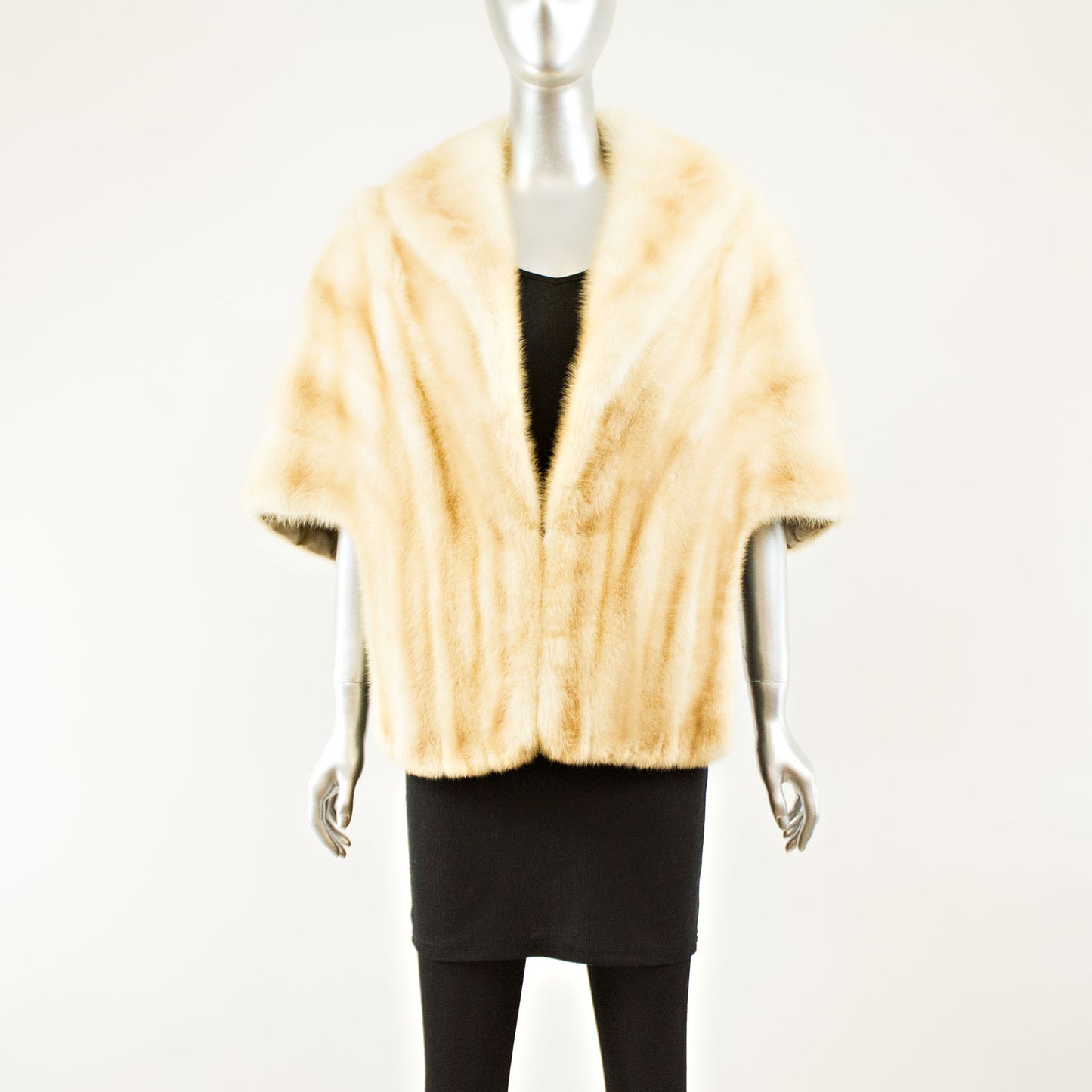 Pastel Mink Stole - Free Size (Vintage Furs)