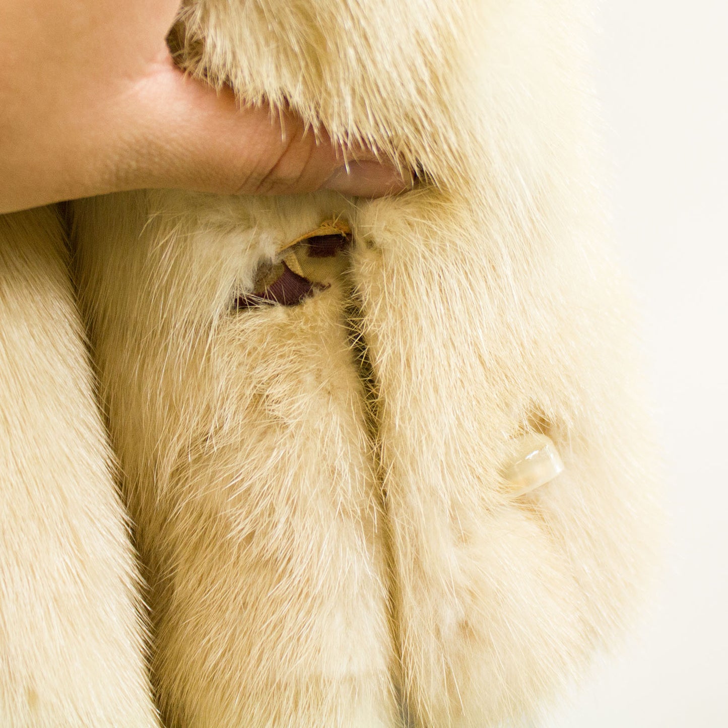 Pearl Mink 3/4 Coat - Size XS