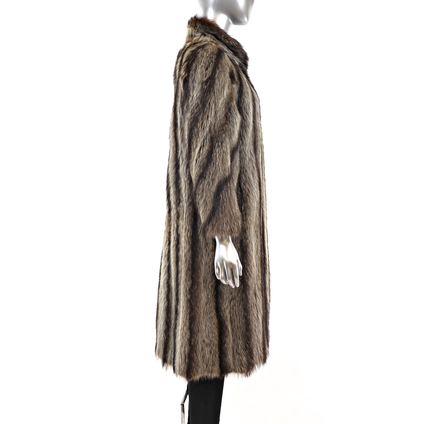 Full Length Raccoon Coat- Size M