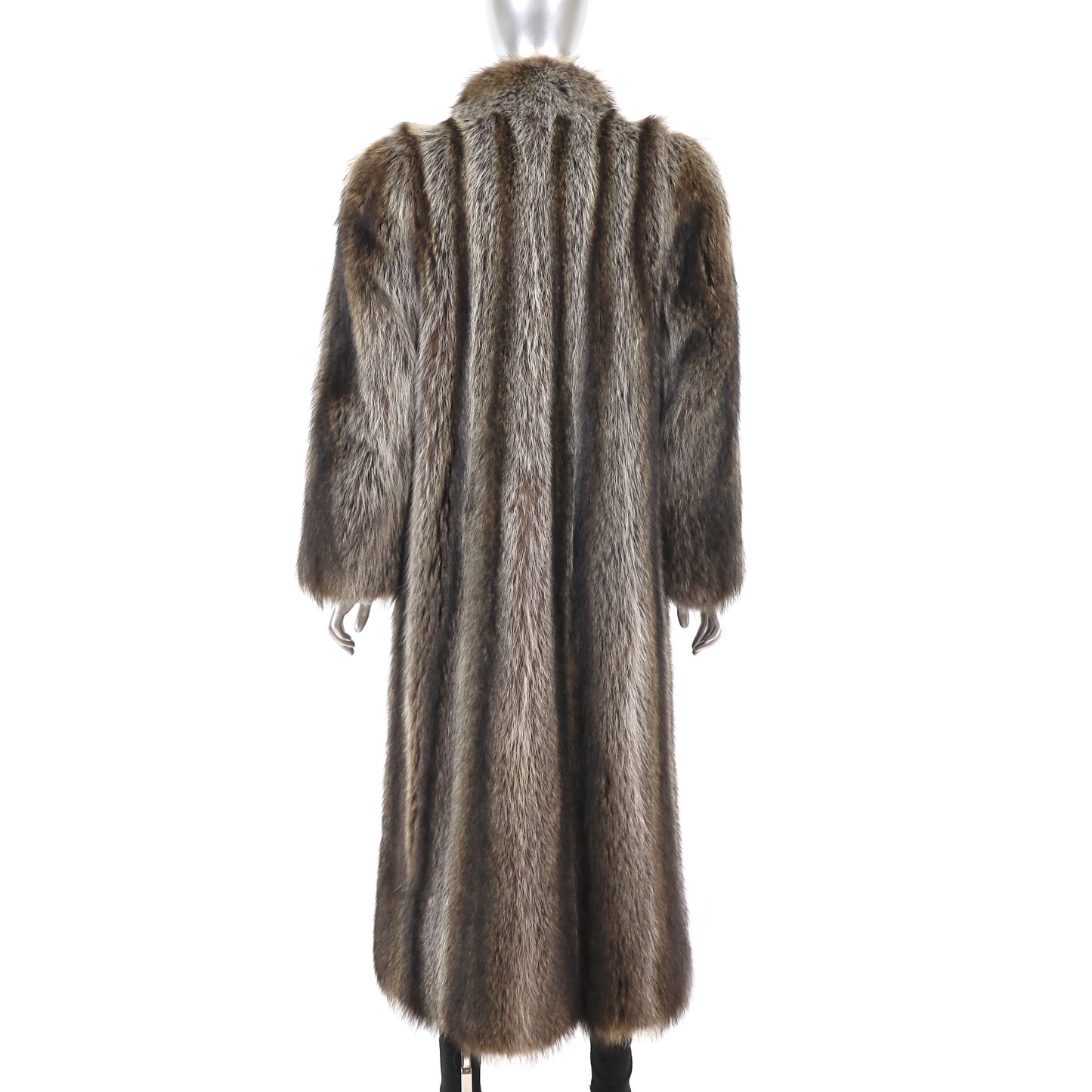 Full Length Raccoon Coat- Size M