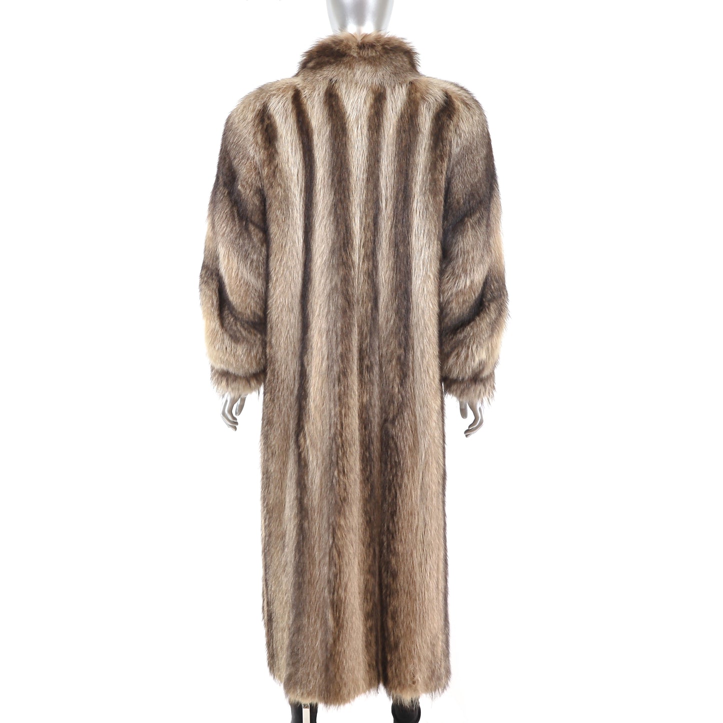 Full Length Raccoon Coat- Size M