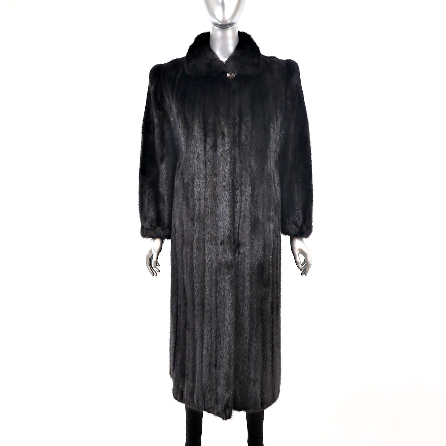 Black Mink Coat- Size M