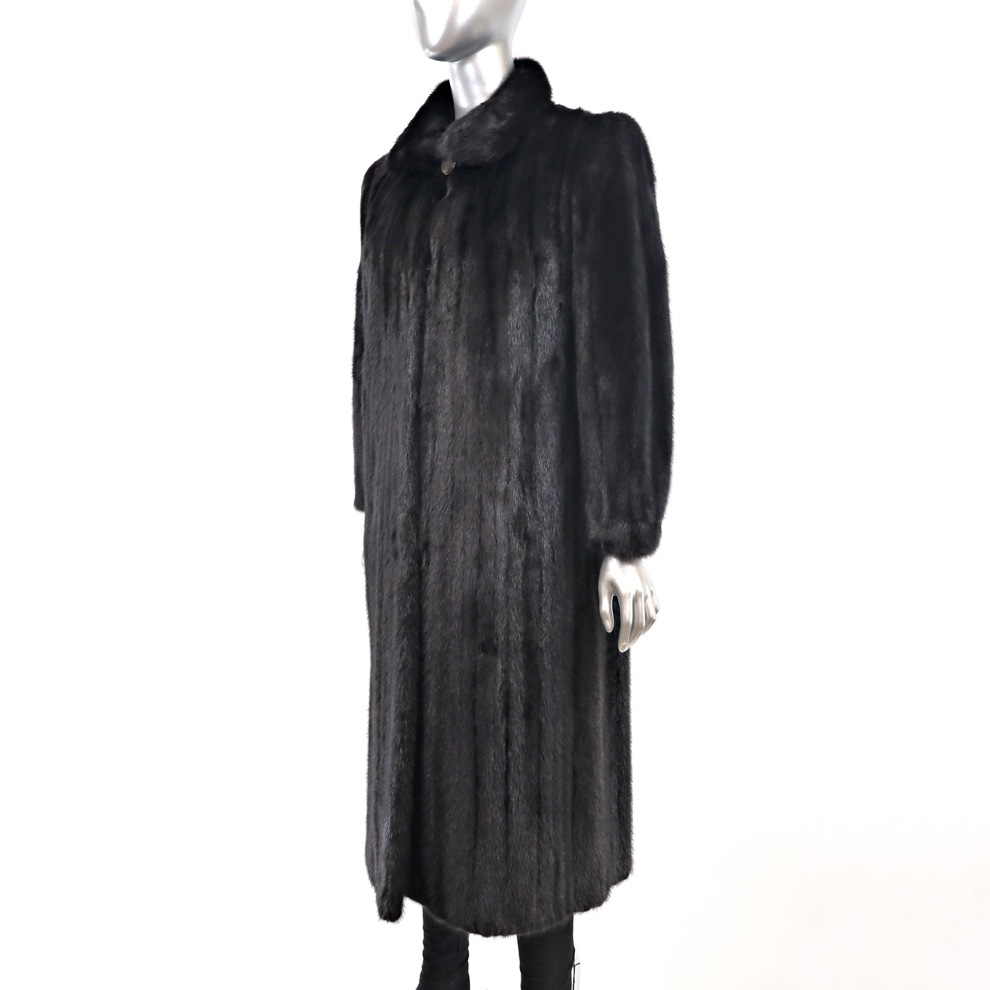 Black Mink Coat- Size M