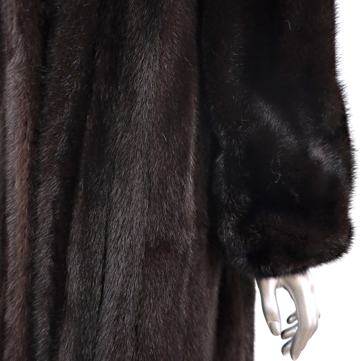 Black Mink Coat- Size M