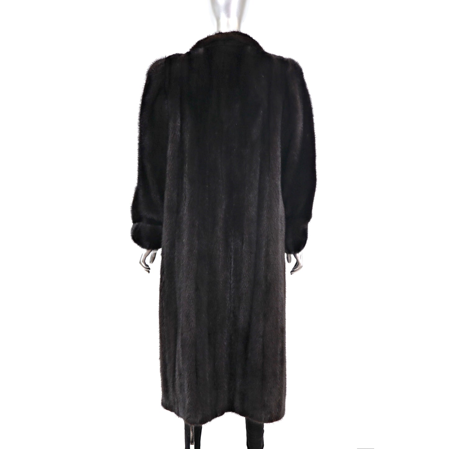 Black Mink Coat- Size M