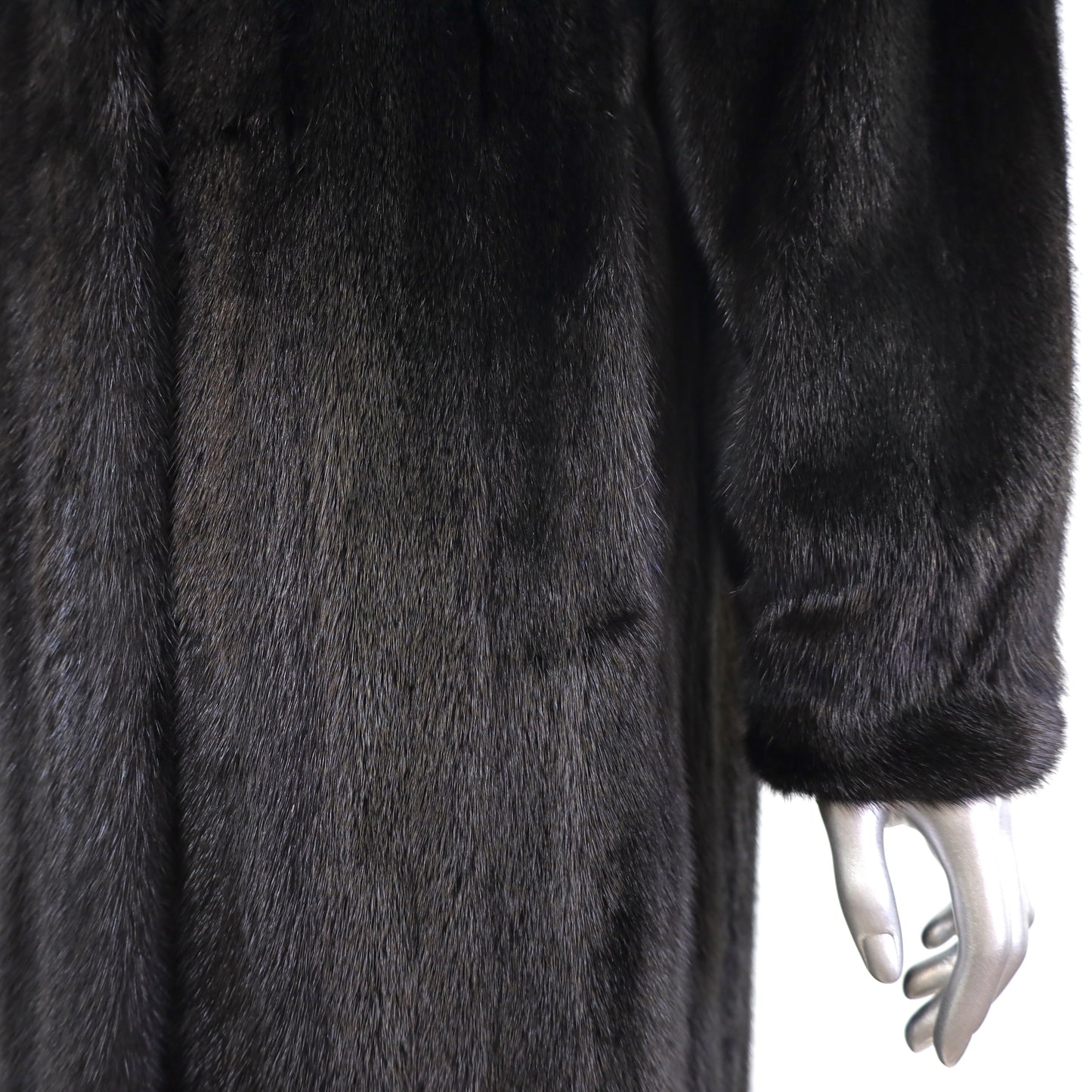 Black Mink Coat- Size M