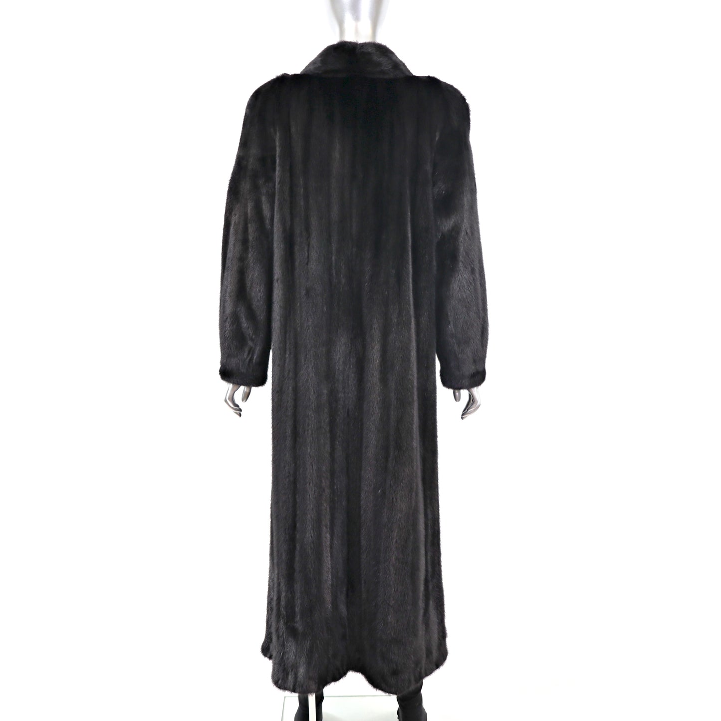 Black Mink Coat- Size M