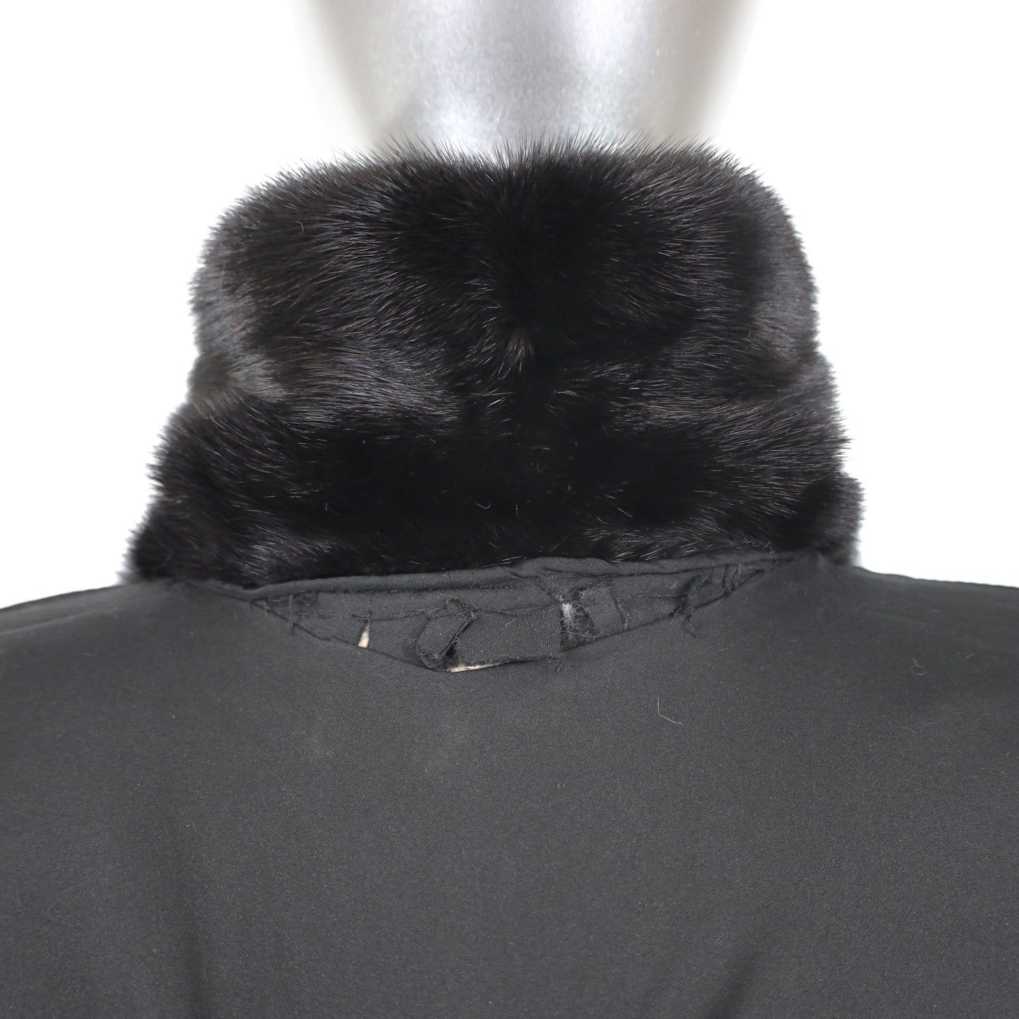 Black Mink Coat- Size M