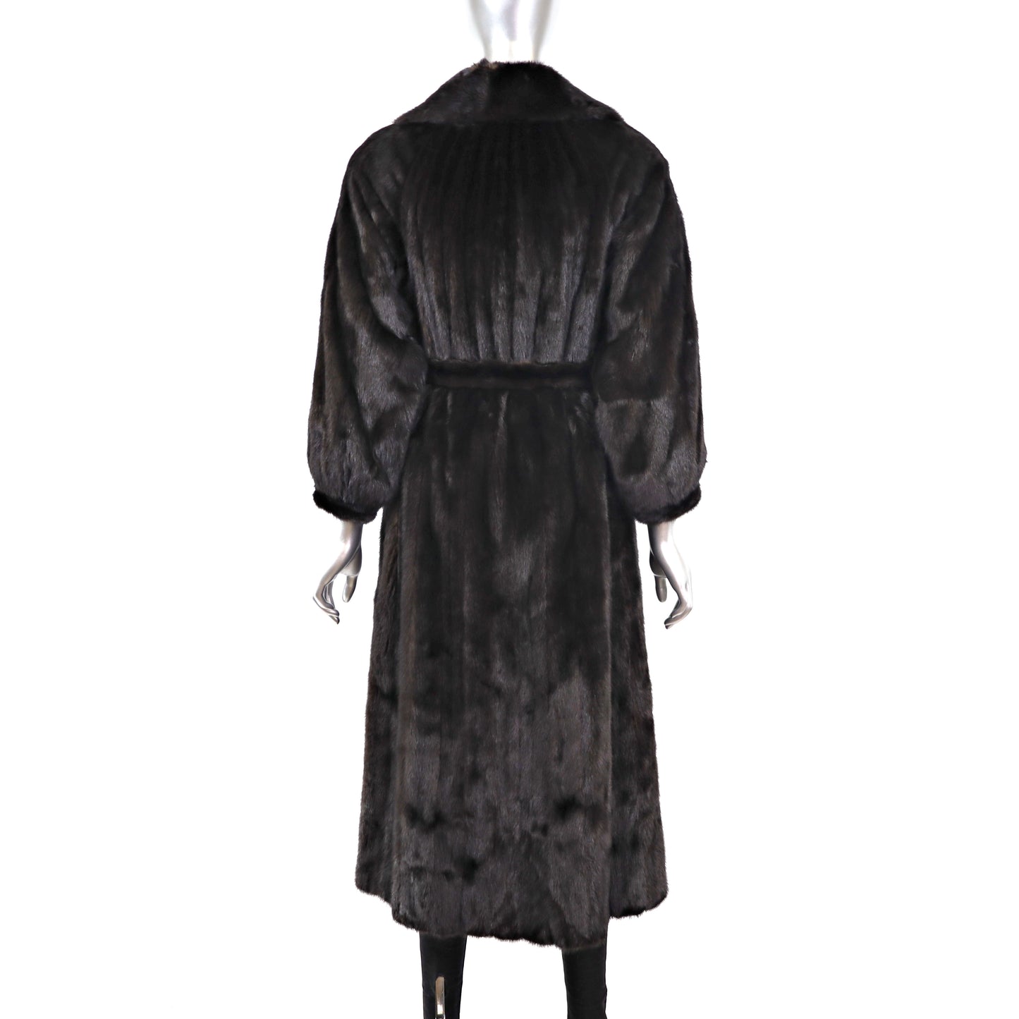 Black Mink Coat- Size S