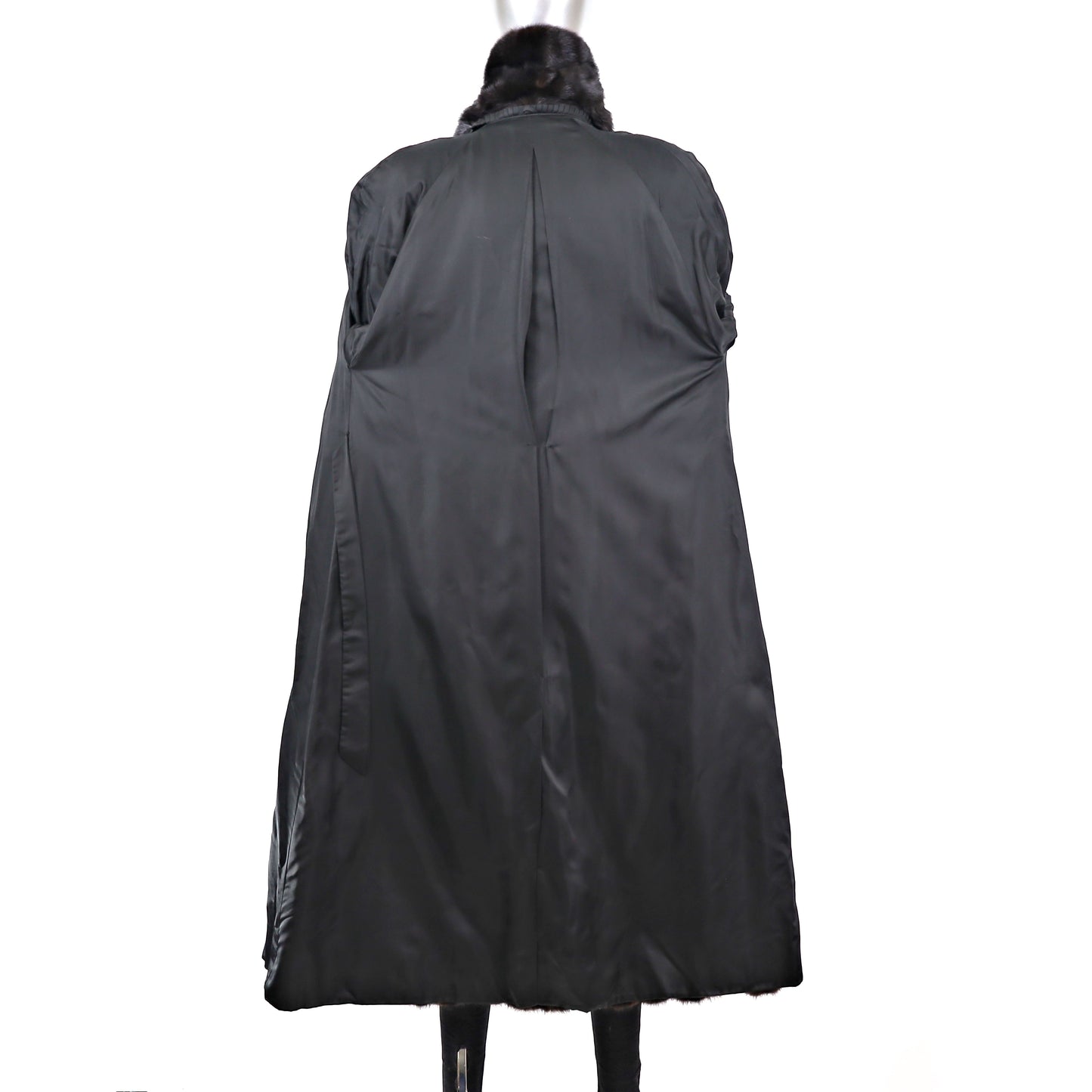 Black Mink Coat- Size S