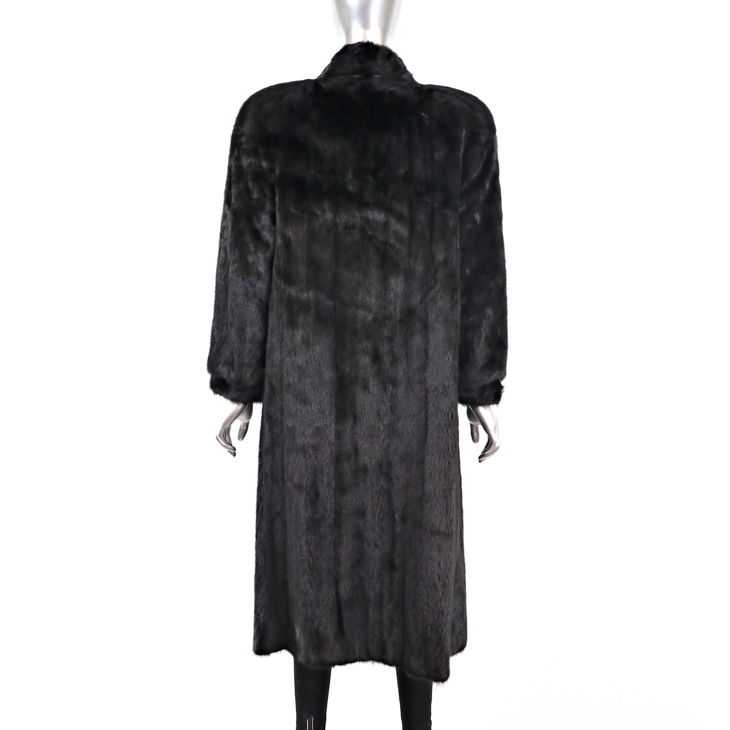 Black Mink Coat- Size S