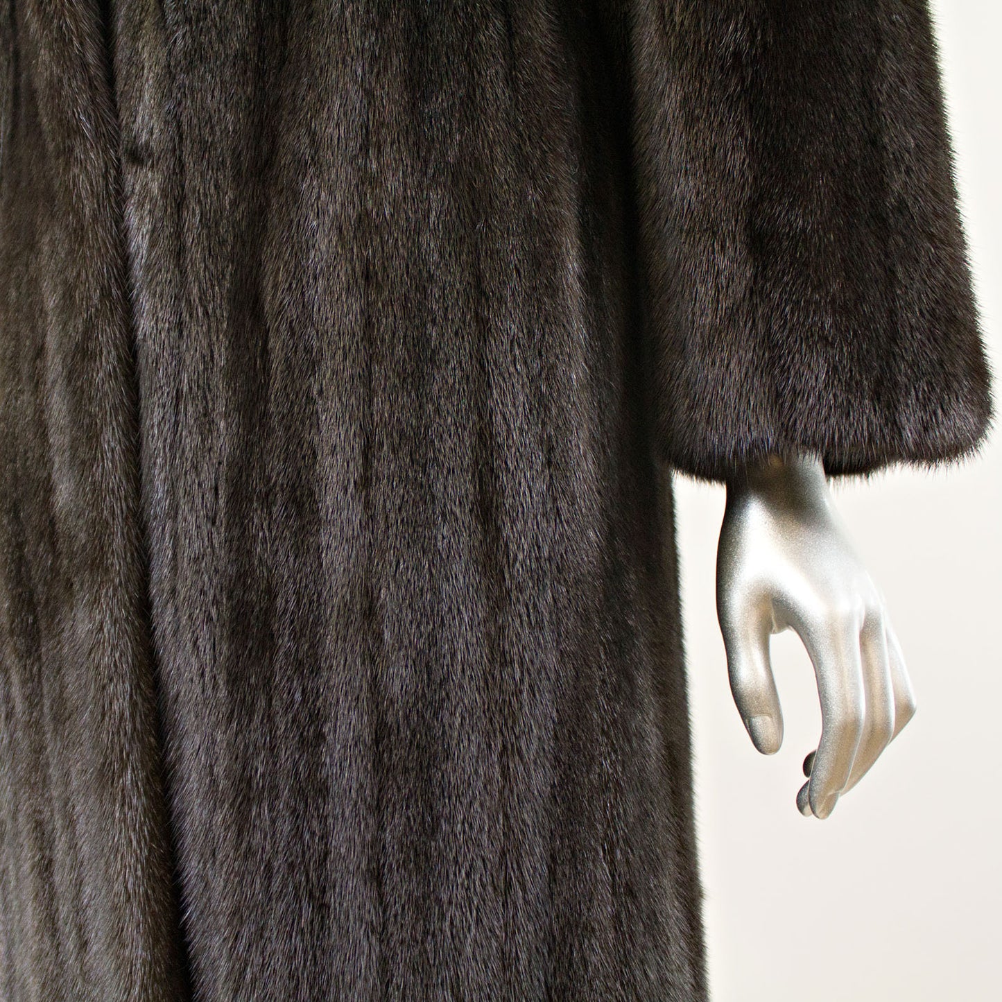 Black Mink Coat - Size S