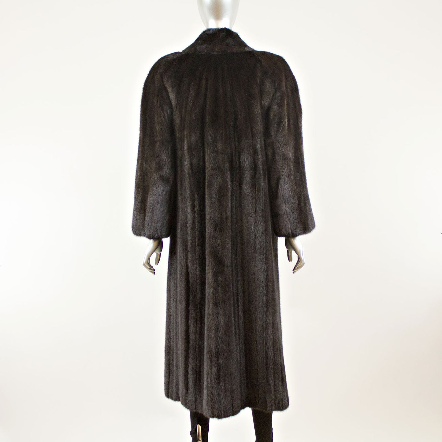 Black Mink Coat - Size S