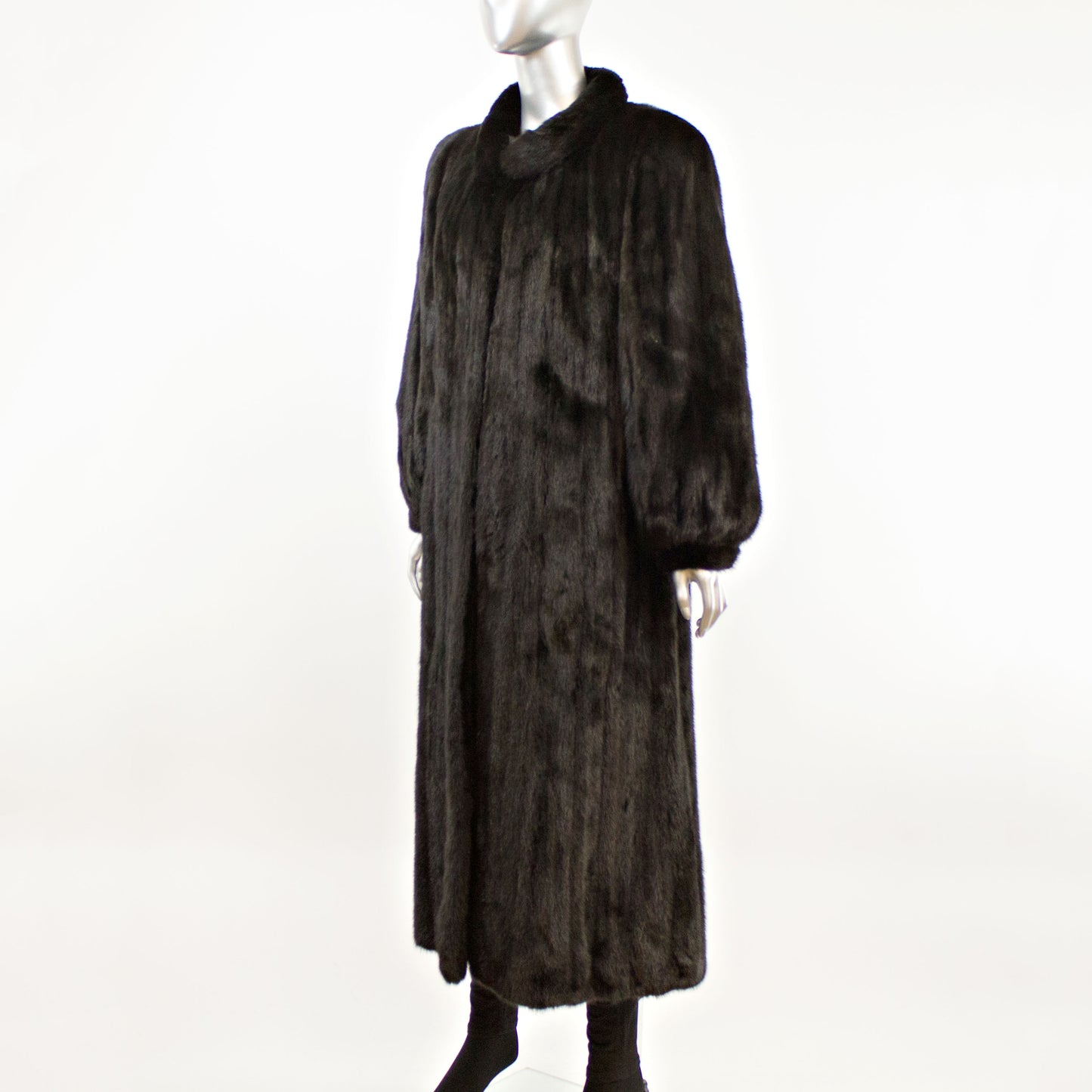 Black Mink Coat- Size M