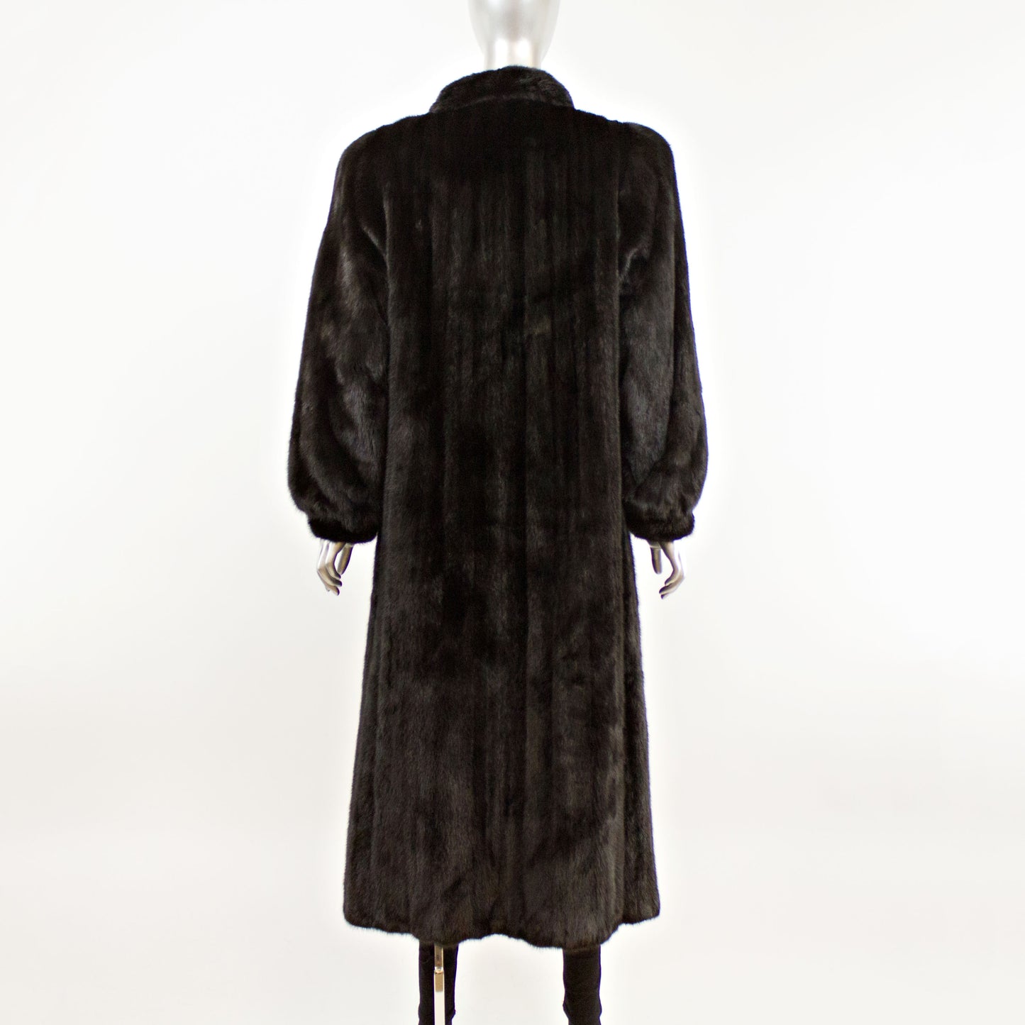 Black Mink Coat- Size M