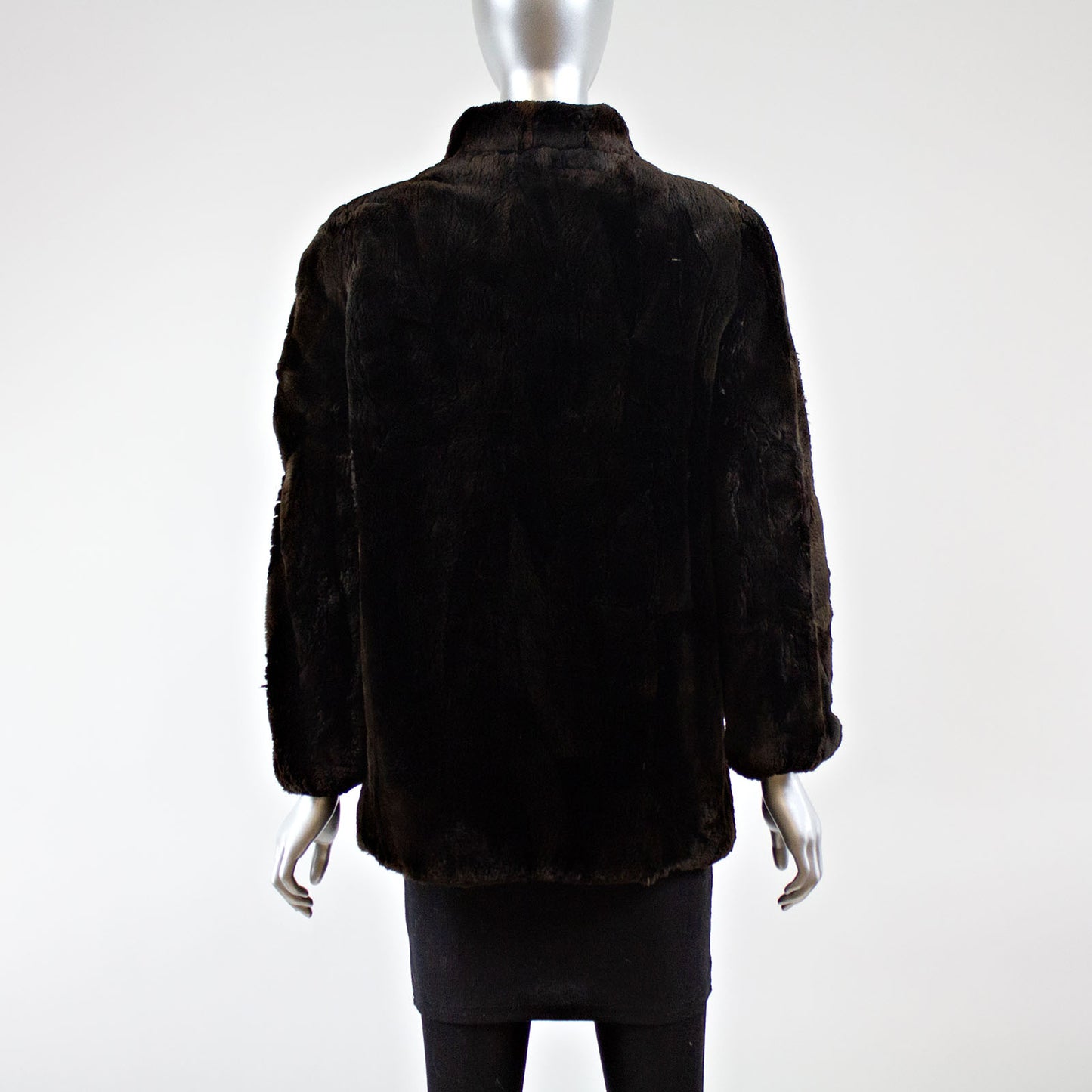 Sectioned Sheared Beaver Jacket - Size M