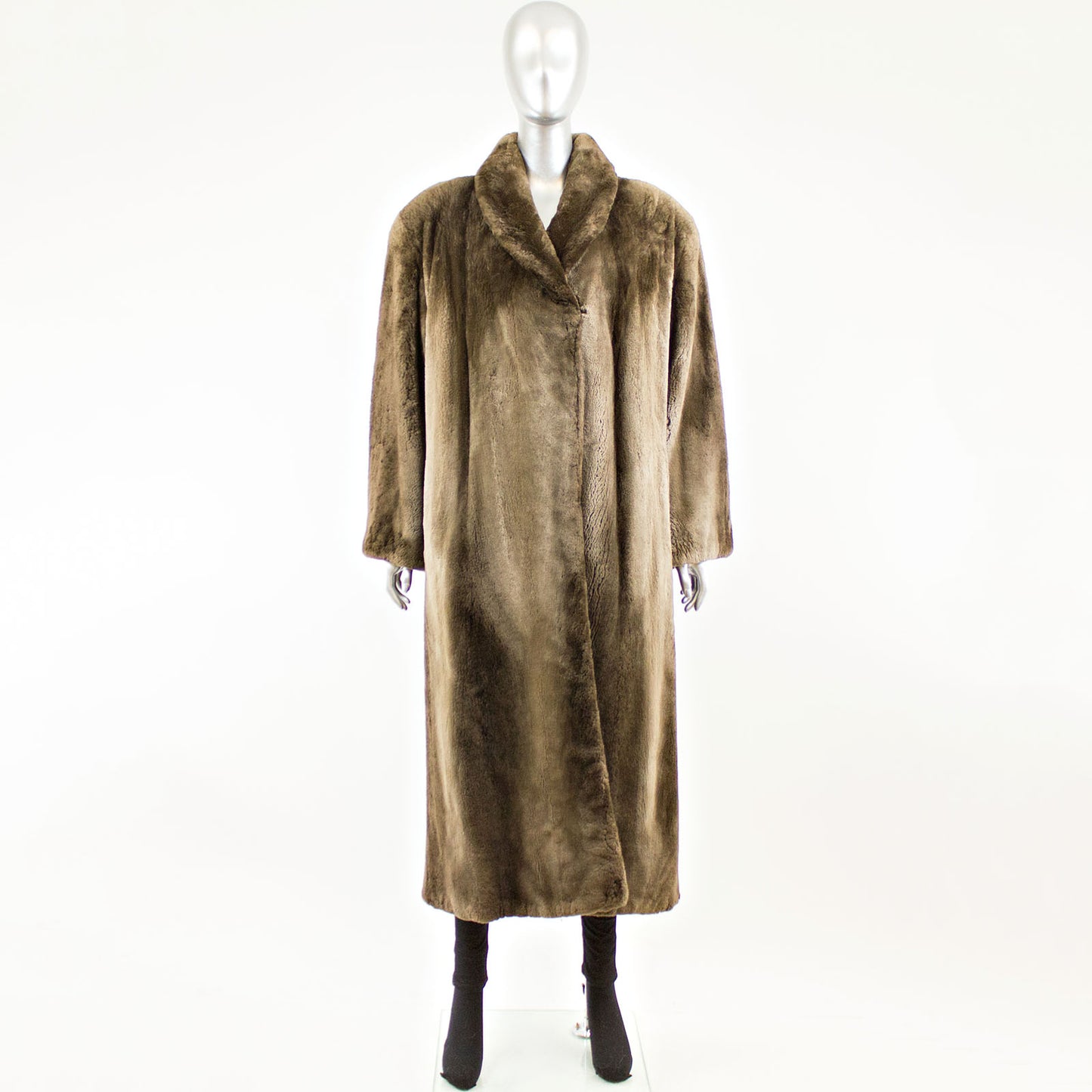 Sheared Phantom Beaver Coat - Size M