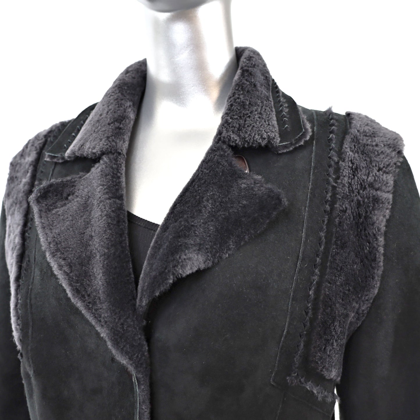 Full Length Shearling Coat- Size XS