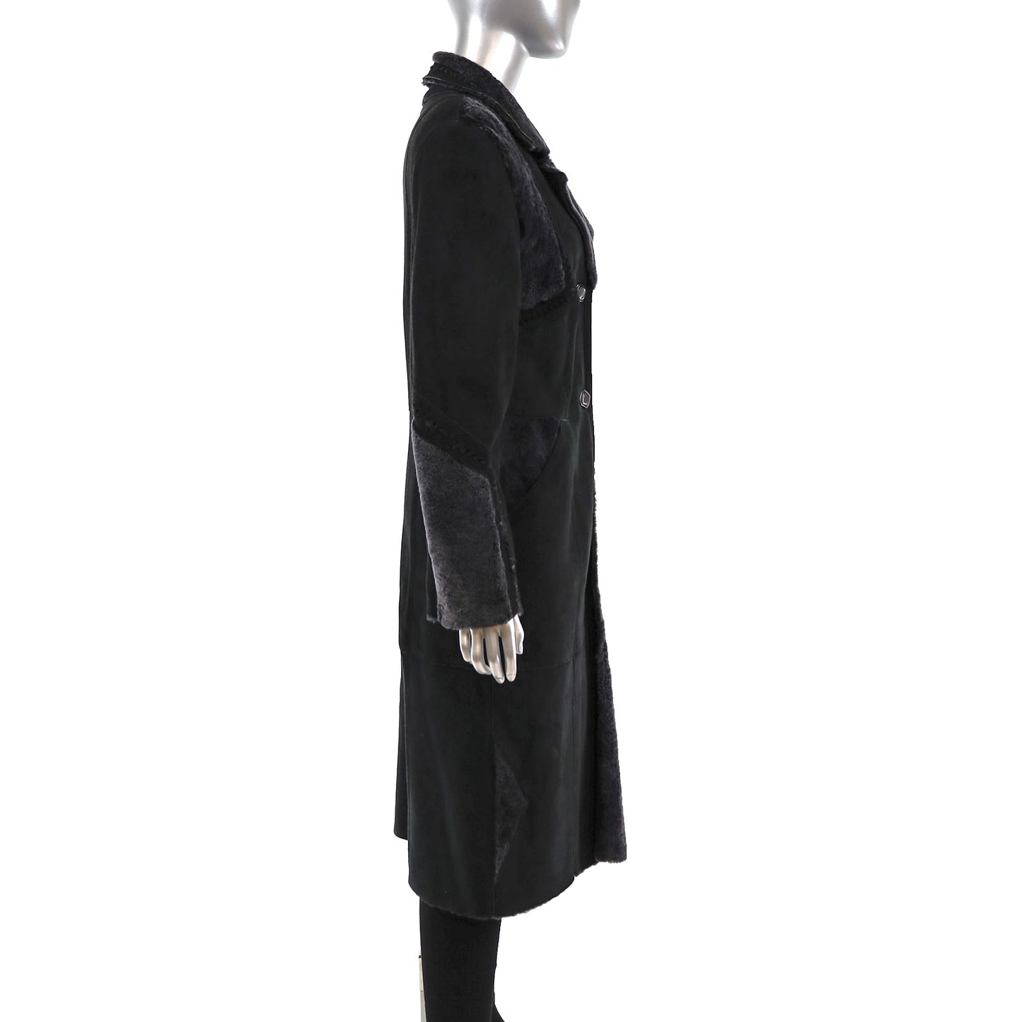 Full Length Shearling Coat- Size XS