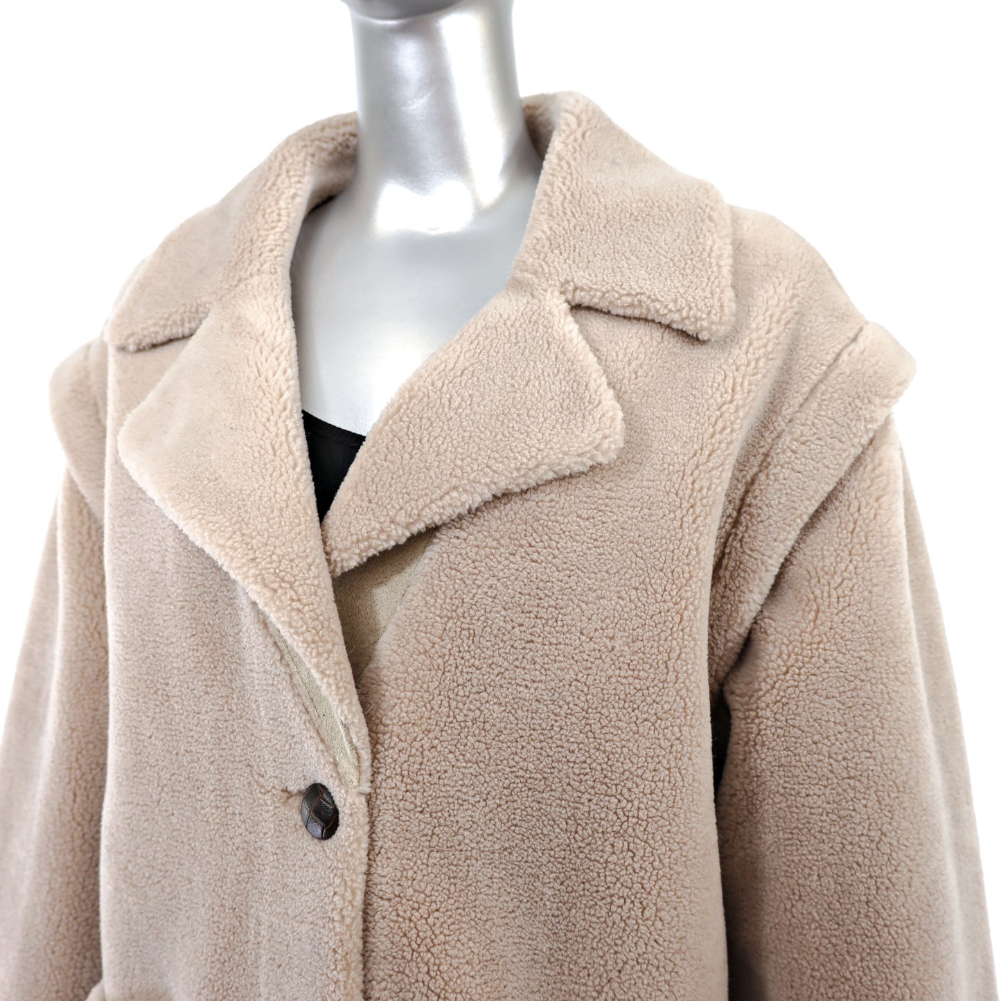 Faux Shearling Jacket- Size L